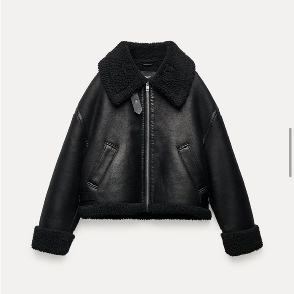 NWT faux leather jacket - Picture 2 of 6